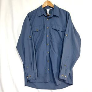 Campmor Men’s Button Down Vented Shirt Sz M Roll Tab Sleeve Gorpcore Hike Fish